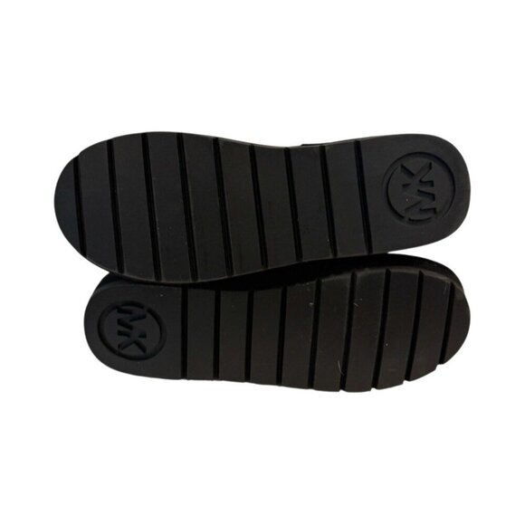 Michael Michael Kors Suede Leather Shearling Sheepskin Fur Black Boots US Size 6 - Picture 3 of 8